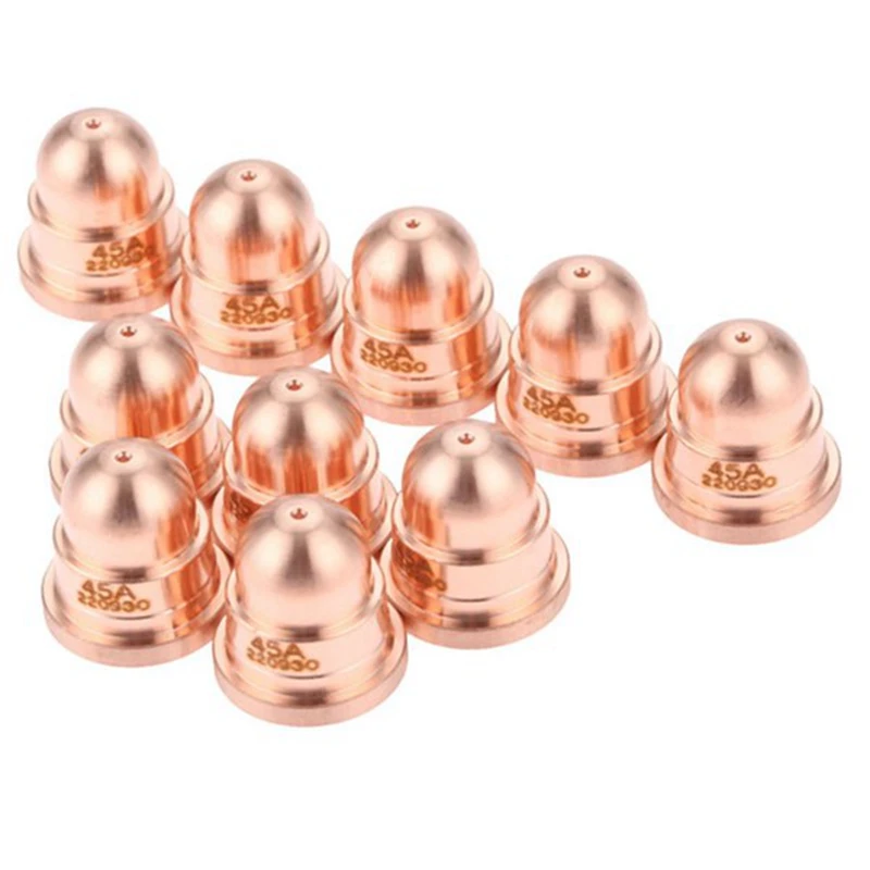 HOT-50 Pcs 45A Nozzle 220930 Nozzle for Plasma Cutting Torch Consumables Fine Cut Processes Welding & Soldering Supplies
