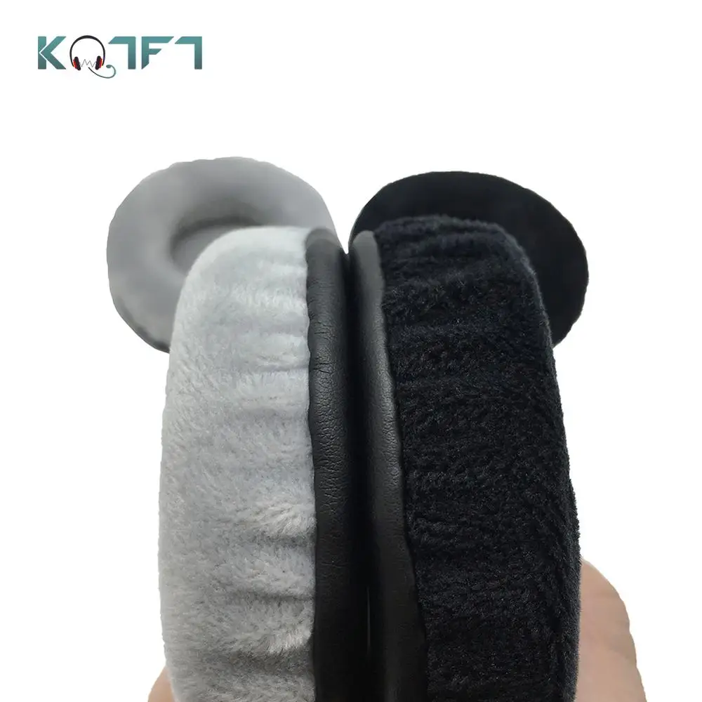 

KQTFT 1 Pair of Velvet Replacement Ear Pads for Koss HQ2 Full Size Vibration Stereophone EarPads Earmuff Cover Cushion Cups