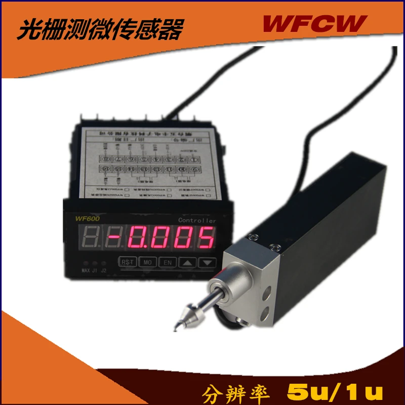 WFCW Grating Micrometer Sensor Replaces Mitutoyo Linear Micrometer Micrometer Thickness Measurement Gap Sensor