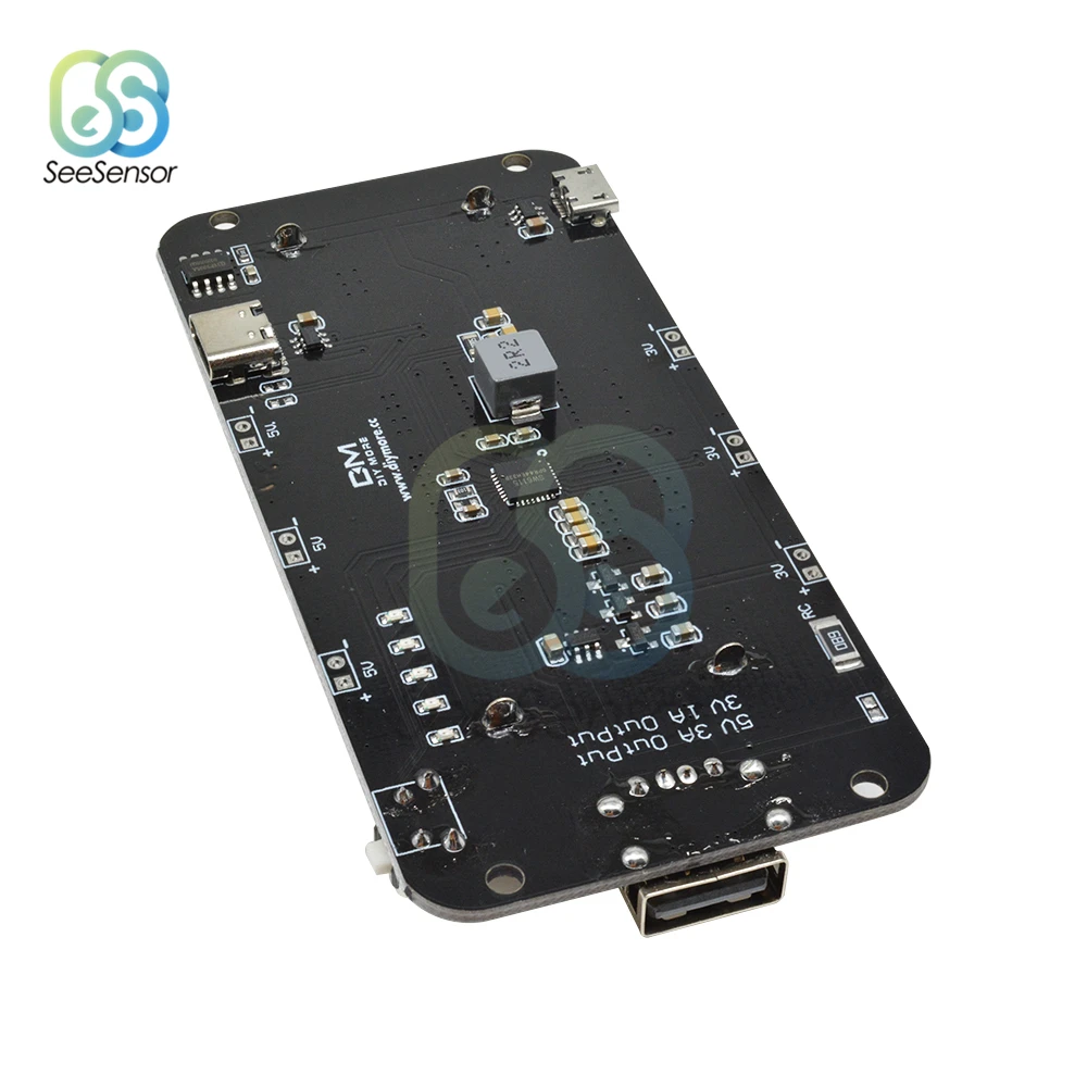 Dual 18650 batteria al litio Shield V8 modulo scheda di espansione alimentazione Mobile 5V/3A 3V/1A Micro USB per Arduino ESP32 ESP8266