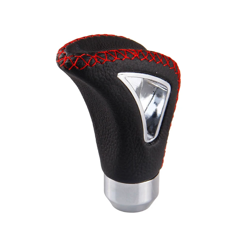 

Universal Manual Red Stitch Leather Shift Knob for Car Styling Automatic Gear Shift Lever Racing Car Accessory
