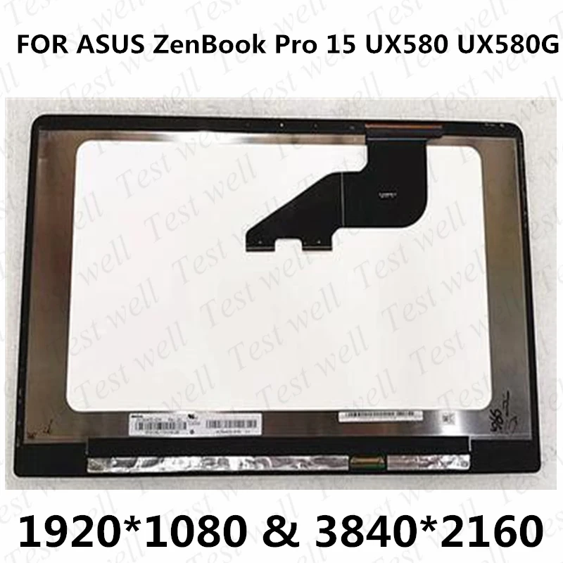 

Original 15.6 INCH FOR ASUS ZenBook Pro 15 UX580 UX580G UX580 LCD SCREEN WITH TOUCH ASSEMBLY B156ZAN03.1 N156HCE-EN1