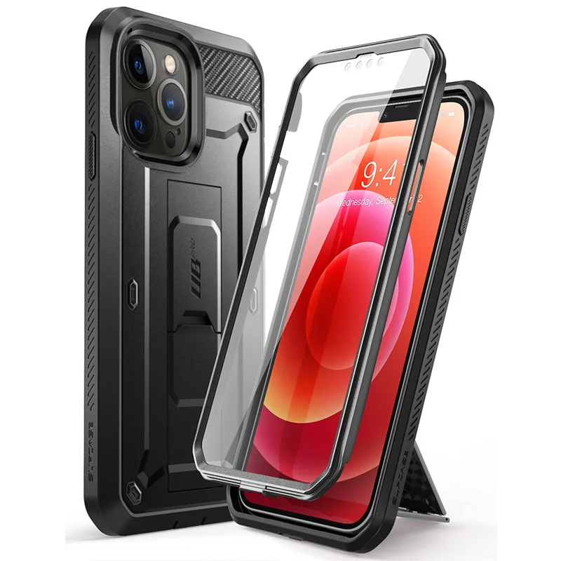 

For iPhone 13 Pro Max Case 6.7" (2021) SUPCASE UB Pro Full-Body Rugged Holster Cover with Built-in Screen Protector & Kickstand