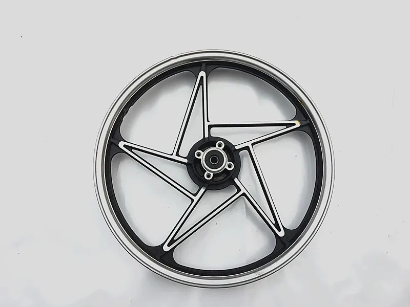 EN125-2/3 HJ125K-A/2A/3A Motorcycle Front Aluminum Alloy Wheel Hub Motorbike Scooter Rear Rims Back Wheel