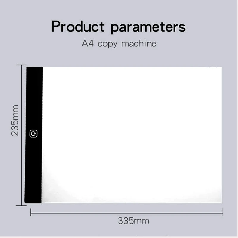 LED Copy Desk Copy Station A4 Cartoon Design Pad con misura Building Design Light Up Copy Pad(1pc)