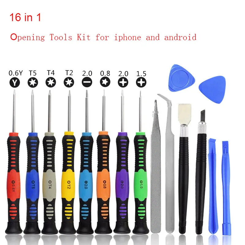 Quality Screwdriver For Phone Set Of Tools Disassembly Mobile Repair Kit 16/21/25 In 1 For Iphone Xiaomi Huawei Opening Screen