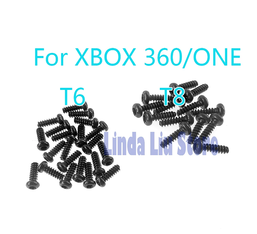 Zamienne śruby T6 T8 naprawa śruba do kontrolera bezprzewodowego Xbox 360 one XBOXONE XBOX360 100 sztuk/partia