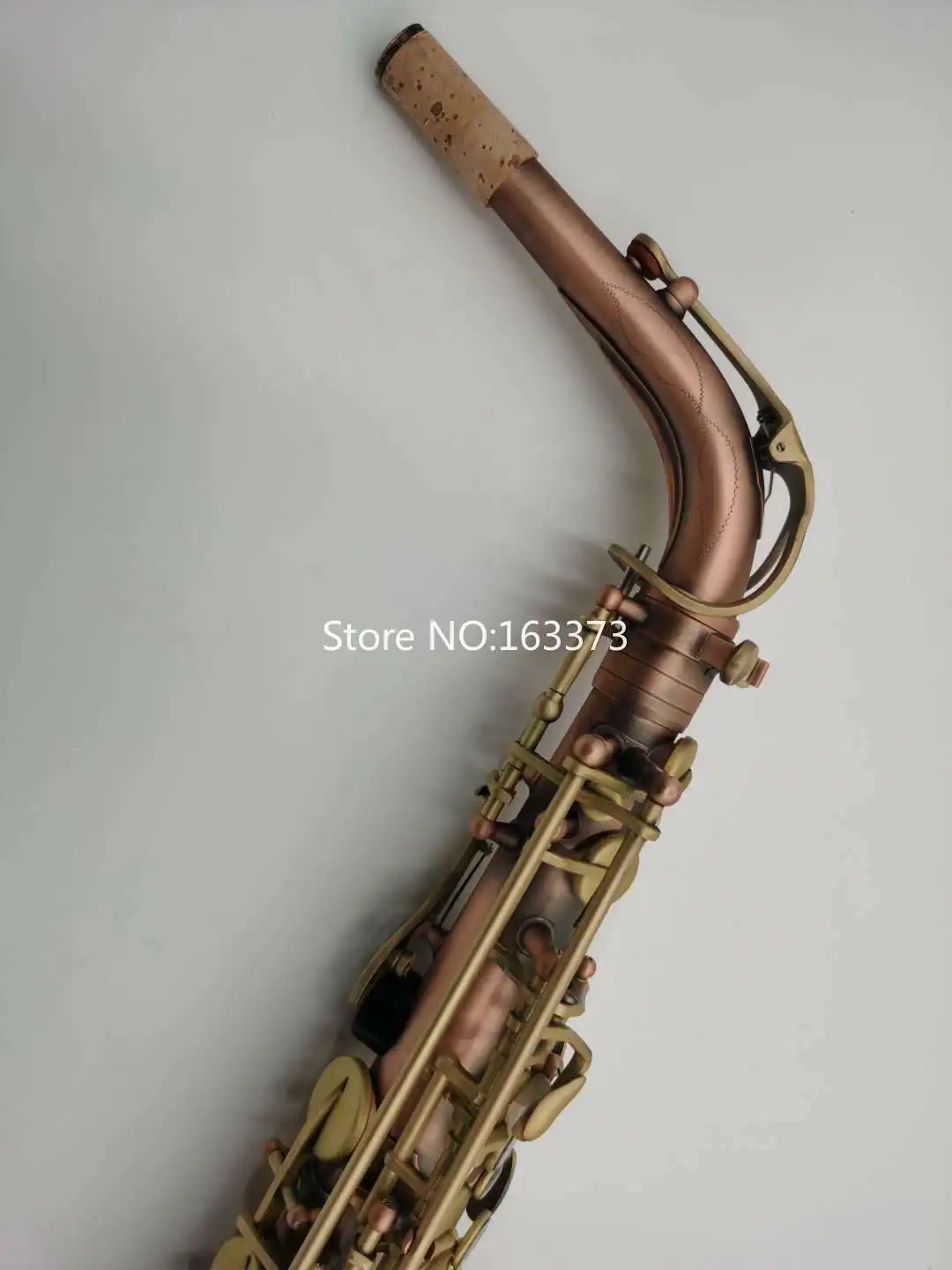 Professional Brand Eb Tune Alto Saxophone Red Bronze Bend E Flat Musical instrument with Case Accessories