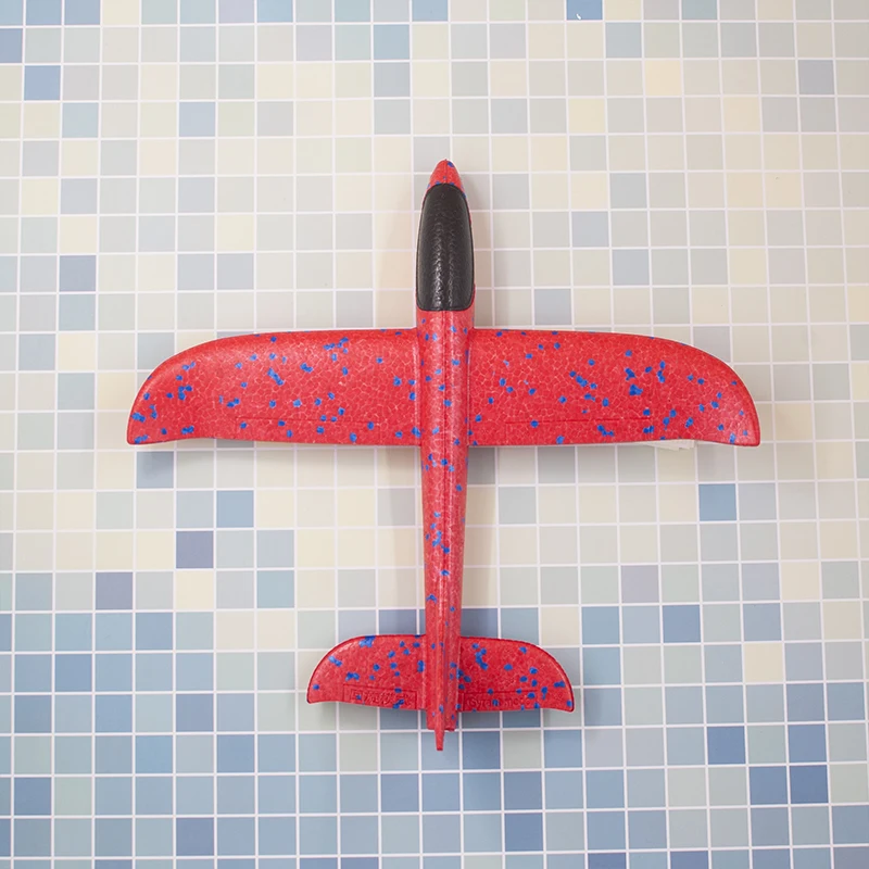 Aliante Stunt Per Bambini 2x Aliante Acrobatico In Schiuma EPP Per Bambini - Grande, 48cm, Per Giardino Ed Esterno Aliante In Schiuma Per Bambini