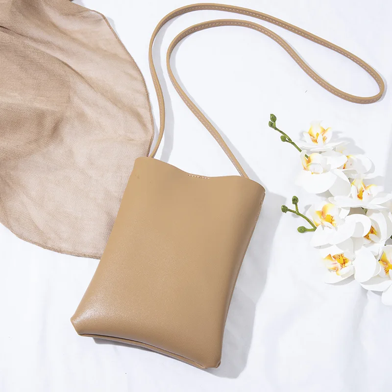 Slim Crossbody Bags Women Large Capacity Shoulder Bag Solid Soft PU Leather Female Casual Travel Shopping Bag Vintage Bags