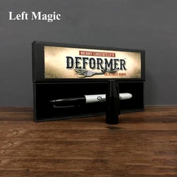 Deformer by Menny Lindenfeld (Gimmick pen and Online Instruct) Mentalism Magic Tricks Comedy Coin Bending Illusions Magic Props