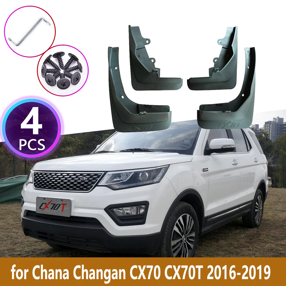 Car Mudguards For Chana Changan CX70 CX70T 2016 2017 2018 2019 Cladding Splash Mud Flaps Mud Guard Mudflap Protect Accessories