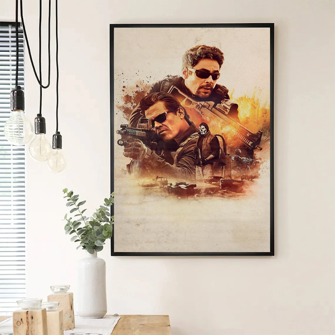 Sicario Day of the Soldado (2018) Movie Poster Canvas Print Home Wall Painting Decoration (No Frame)