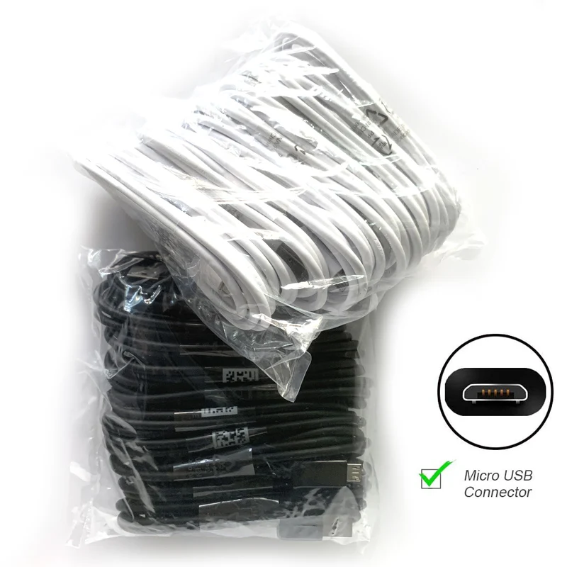 10pcs Micro USB Cable Fast Charging For Redmi 5 6 6A S2 7 7A Mobile Phone Microusb USB Cable For Samsung S3 S4 S6 S7 Note 3 4 5