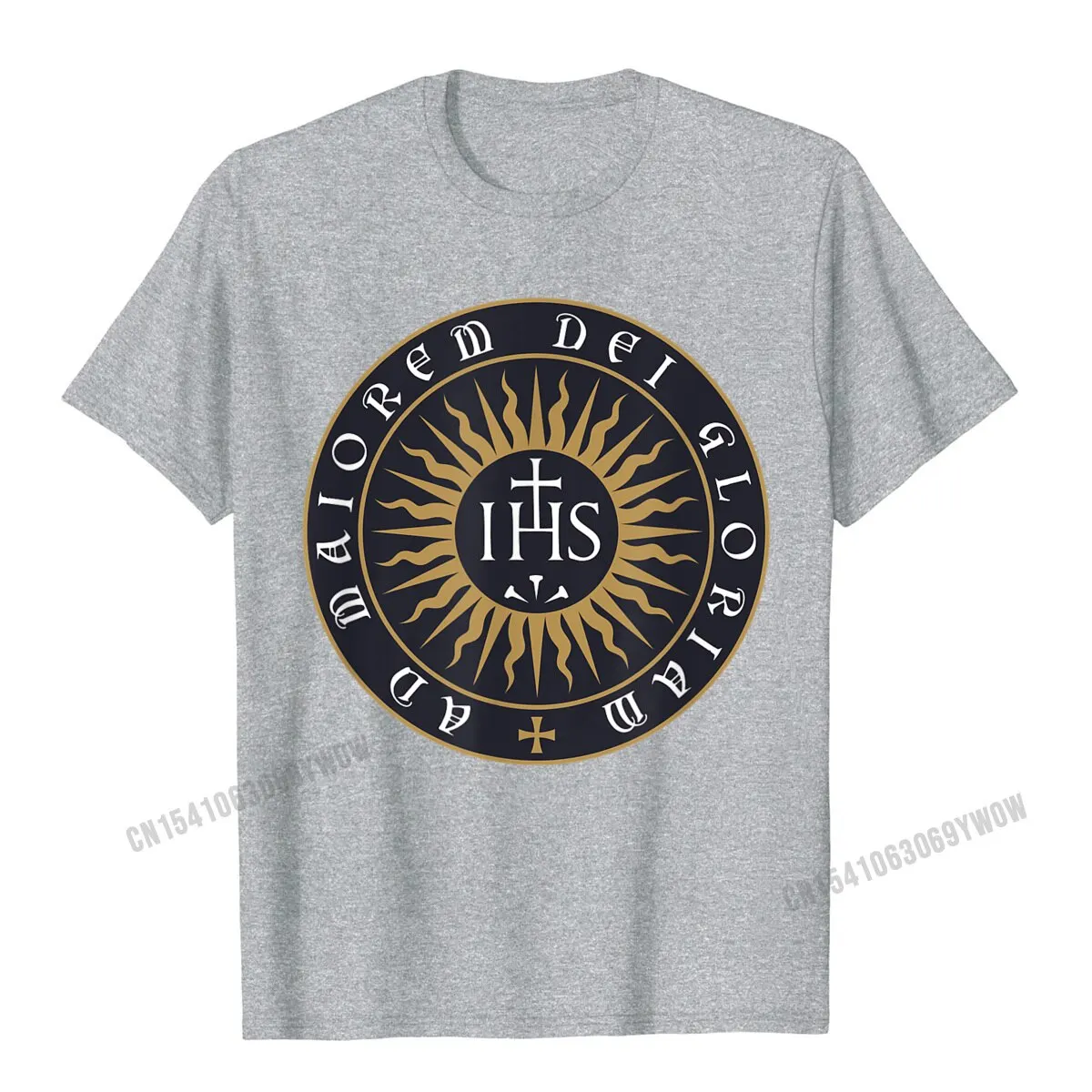 Ignatius Of Loyola Society Of Jesus Catholic T-Shirt Camisas Men Funny Tees Cotton Male T Shirt Funny Fashion