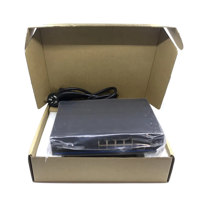 การจัดการ8พอร์ต10/100/1000Mbps Ethernet PoE Switch Managed Switch 2 Gigabit SFPสล็อตIGMP VLANการจัดการPoE Switch