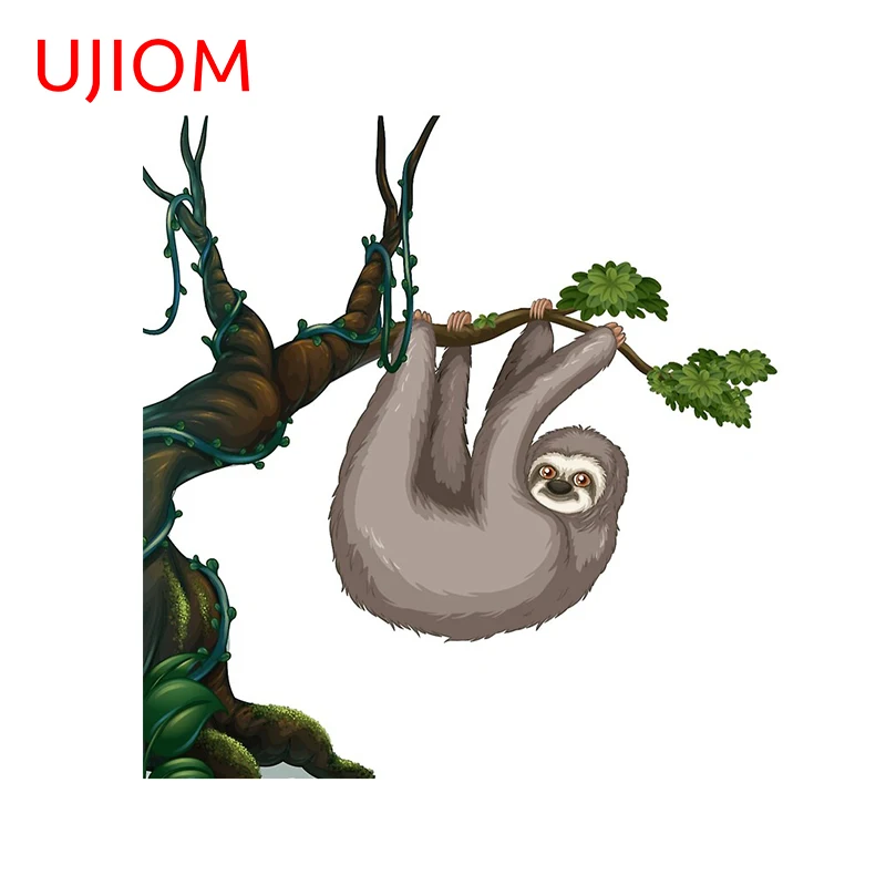 UJIOM Cartoon Upside Down Monkey Wallstickers Room Decor Sticker Home Decoration WallPoster Kids Bedroom Wallpaper PVC Decals