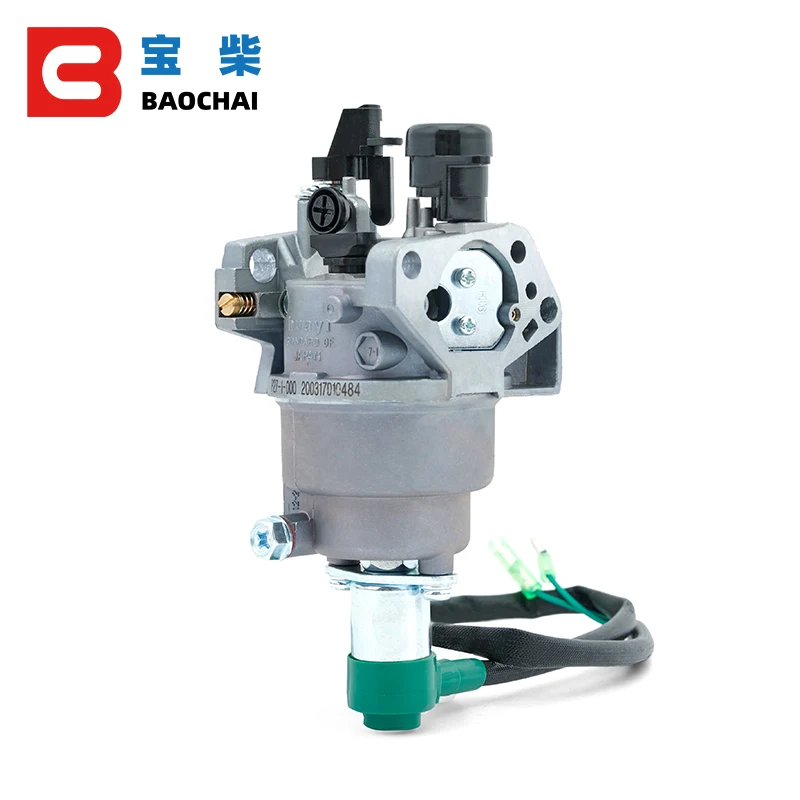 New HUAYI P27 P27-1 P27-2 Gas Engine Generator Carburetor Assembly Automatic Damper Oil Carburetor 5kw 6.5kw 8kw