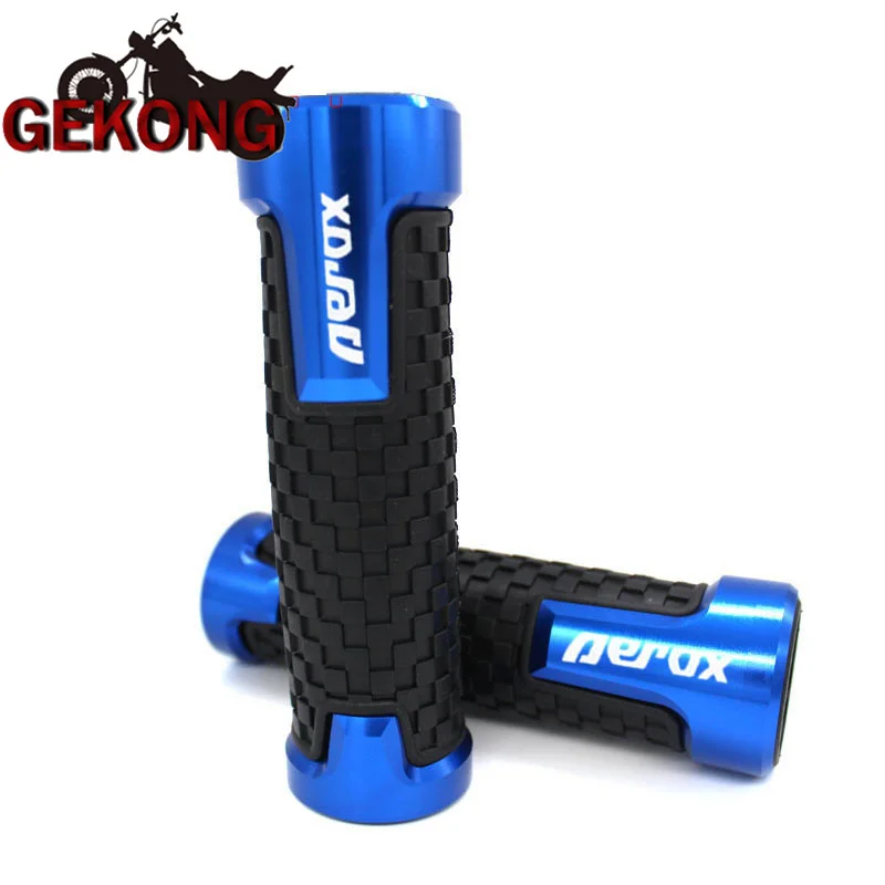 Motorcycle Accessories 7/8'' 22MM CNC Handlebar Grips Handle Grip Handle bar Logo Aerox Fit For Aerox155 Aerox 155 2017 2018