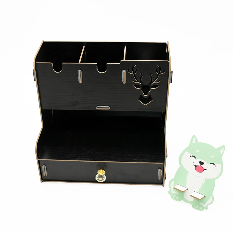 Imagem -04 - Organizador de Mesa para Canetas de Armazenamento Escova Suporte de Lápis de Mesa para Material Escolar Kawaii Papelaria & Escritório Caneta Titular