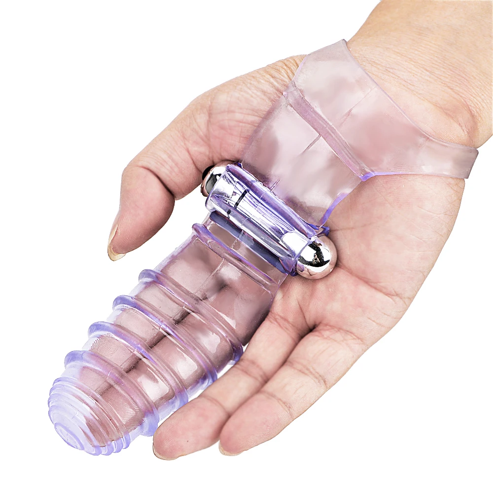 IKOKY Finger Sleeve Vibrator G Spot Massage Clit Stimulate Female Masturbator Sex Toys For Women Lesbian Orgasm Adult Products