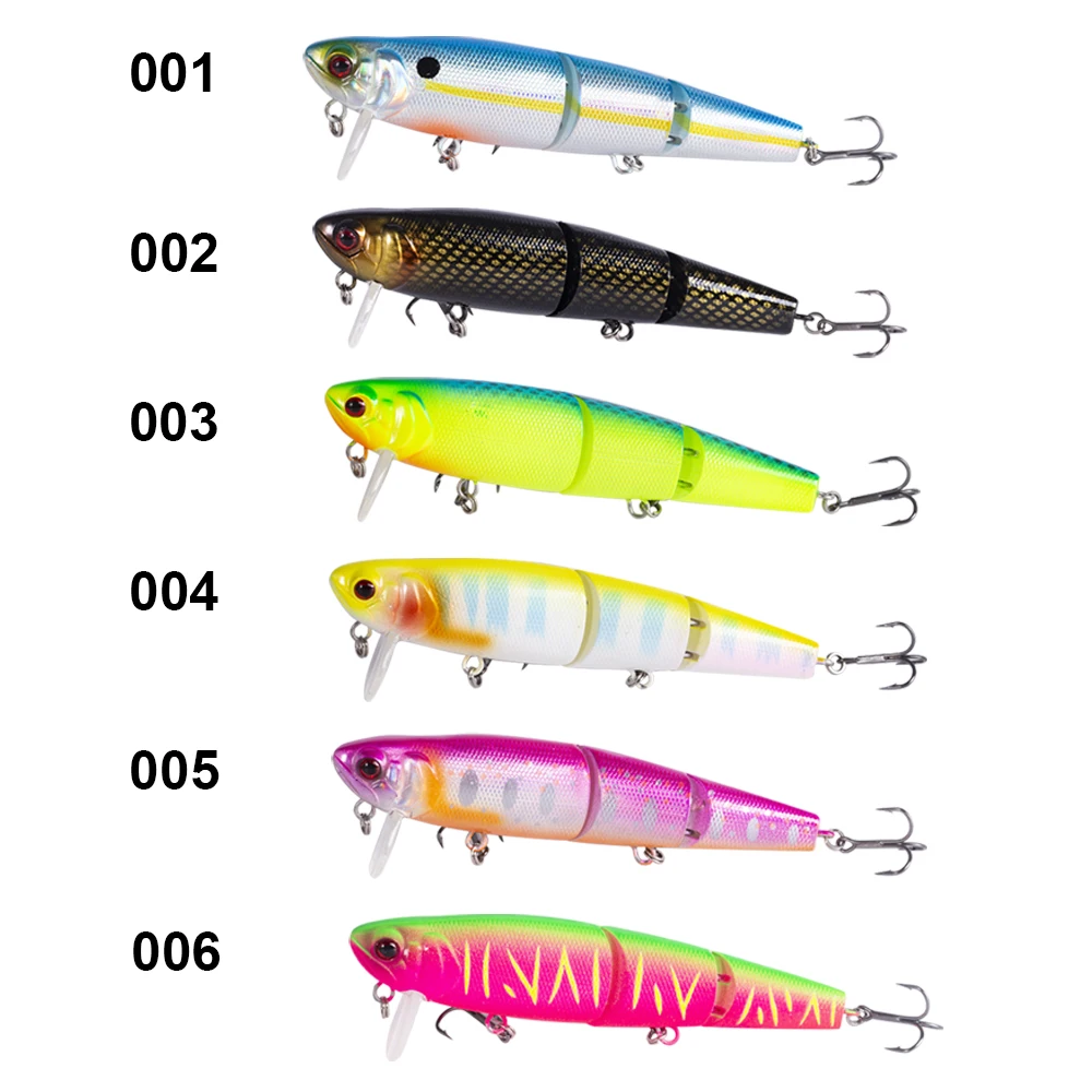 Hunthouse Mikey JR Wakebait Minnow Pike Lures Pike Fishing Lure Swimbaits Fishing Jointed Bait With Japan Hook Jerkbaits