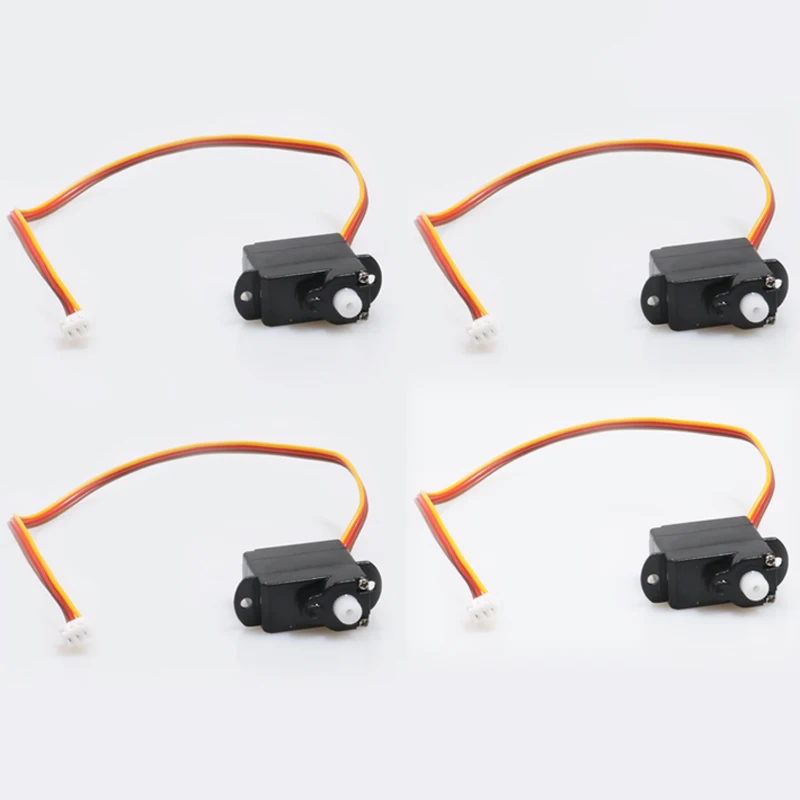 4PCS 2g Digital Servo Mini Steering Gear 3.7V/5V with JST Plug for RC Aircraft Camera PTZ Gimbal Steer Control Adjustment Parts