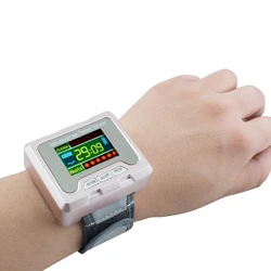 TV 650nm therapy Wrist Diode LLLT for diabetes hypertension treatment watch sinusitis Therapeutic apparatus New