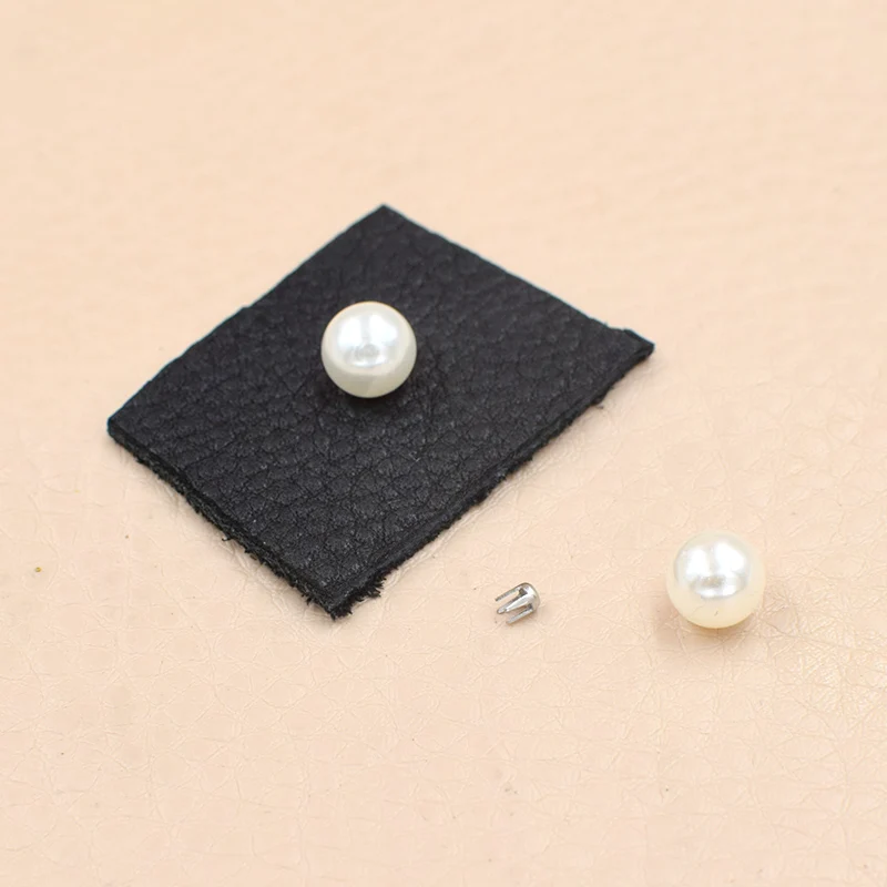 Non-porous pearl buckle, rivet,  hand press mold, shoe bag, apparel decoration, rivet, shoe repair accessories