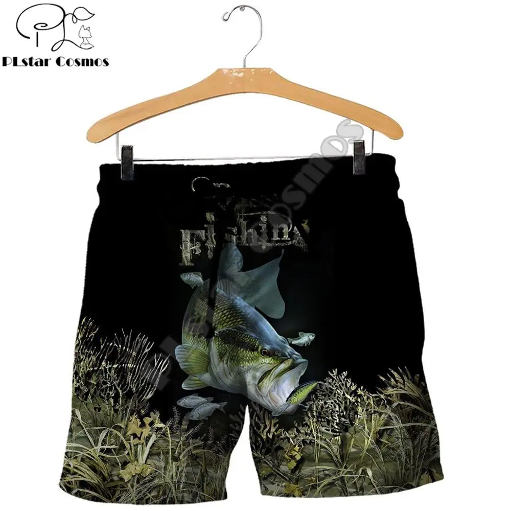 

street Casual Shorts Men Summer Love Fishing beautiful Print 3d Shorts Harajuku Hipster Casual Elastic Waist shorts DK-002