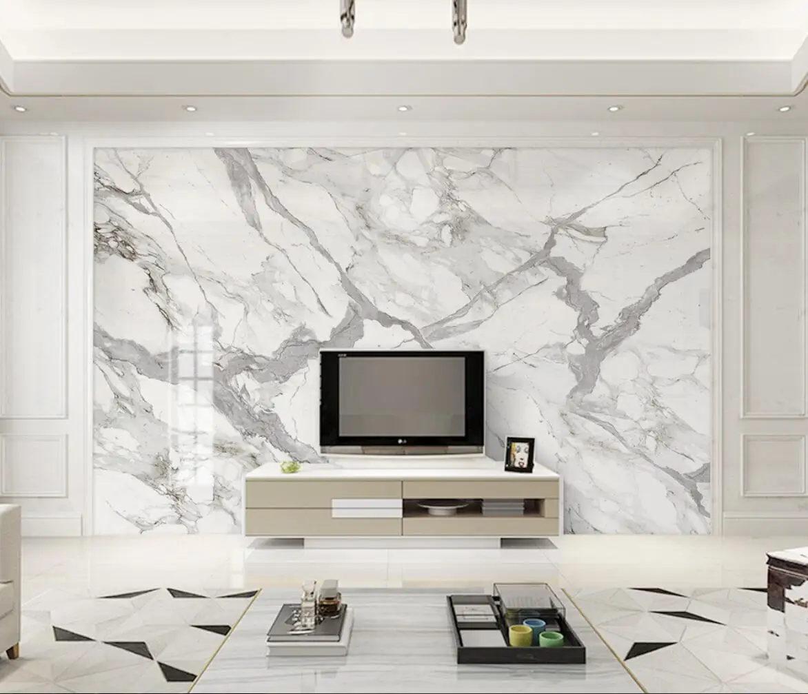 

beibehang custom Papel De Parede 3D Jazz White Marble Mural Wallpaper Abstract Art Living Room Bedroom Home Decor Wall Papers