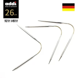 Addi 161-2-26cm set di ferri da lavoro a 3 pezzi con set di ferri da maglia circolari calzini/maniche nuovo arrivo