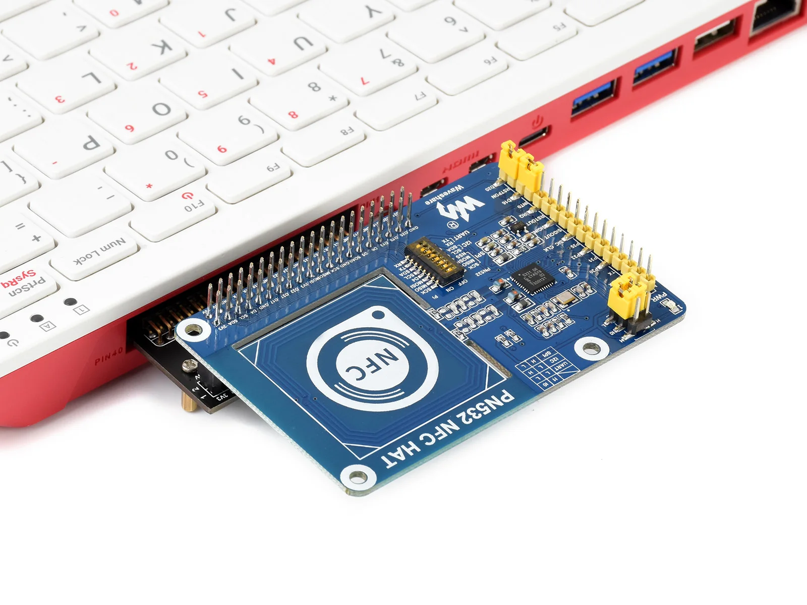 Adaptador Waveshare-GPIO para Raspberry Pi 400, Expansão de Cabeçalho, Projetado para Raspberry Pi 400