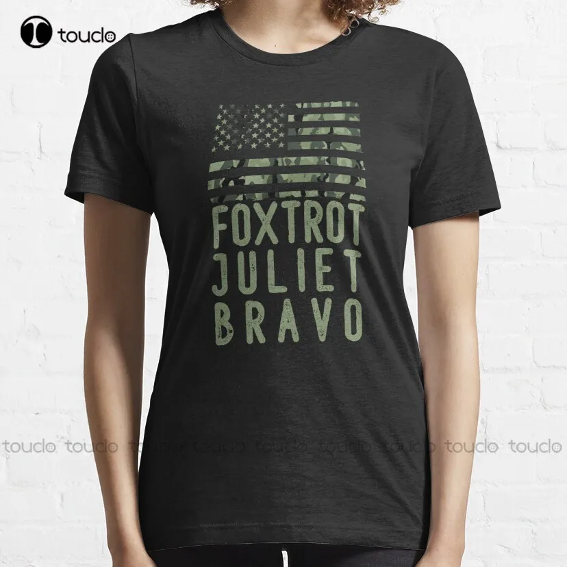 Foxtrot Juliet Bravo | Military Fjb Shirt | #Fjb | Fjb Pro America Anti Biden Classic T-Shirt Men'S T-Shirts Fashion Funny New