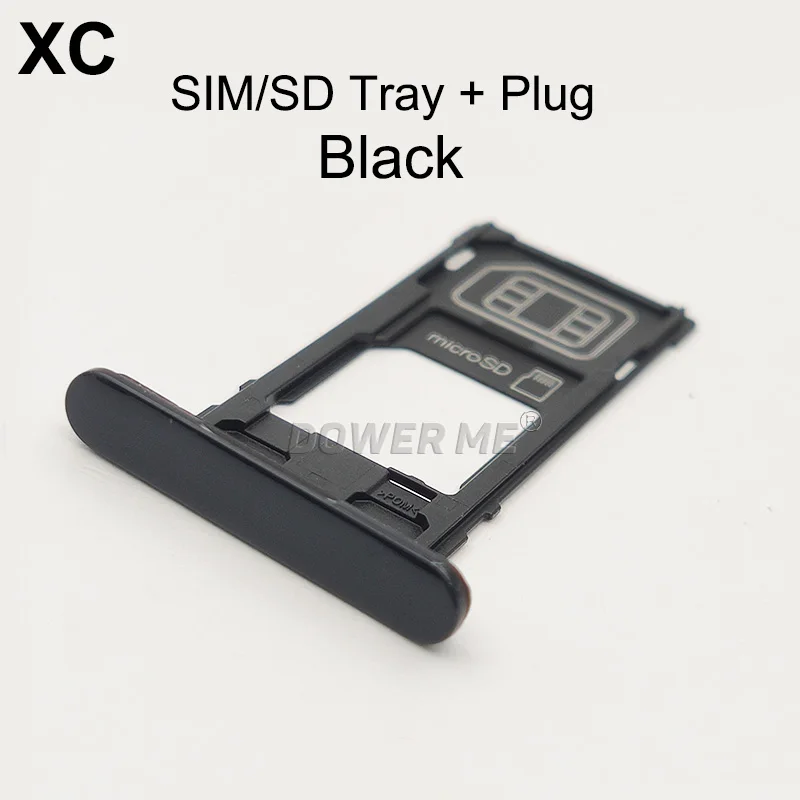 Aocarmo dla Sony Xperia X Compact Mini F5321 XC 4.6 "uchwyt na karty MicroSD czytnik taca Sim — zdjęcie 4