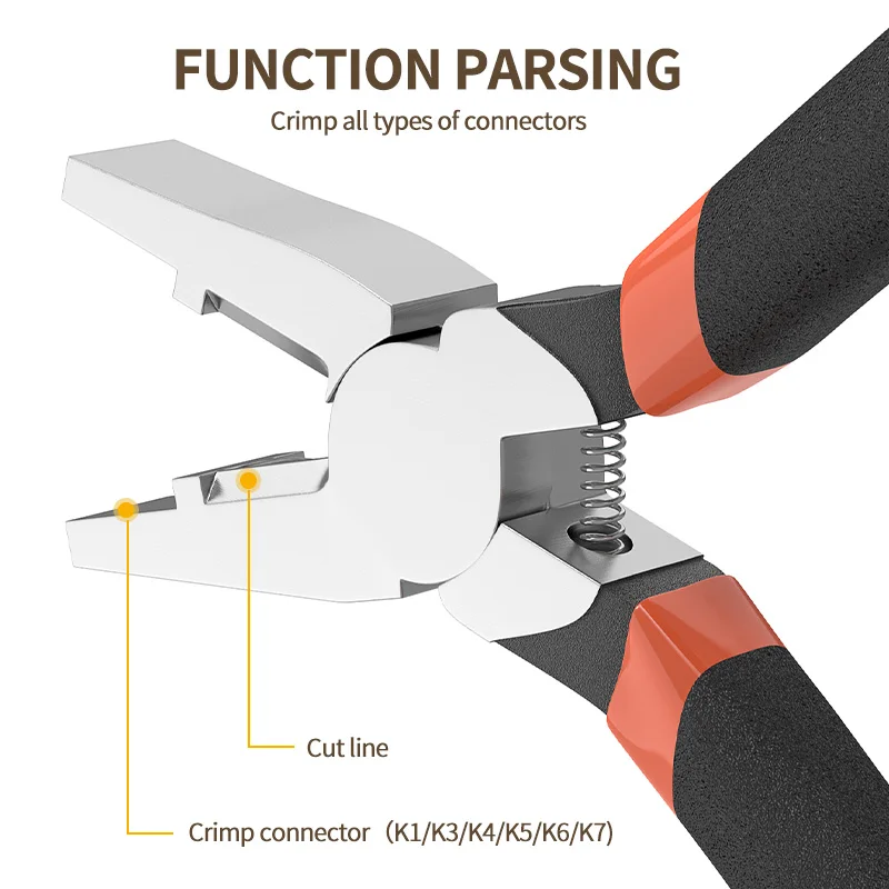 CNCOB – outil de sertissage pour câbles réseau K1,K2,K3,K4,K5,K7, taille de sertissage: 19-26awg (UR), 33-26awg (UY),19-29awg (UG)