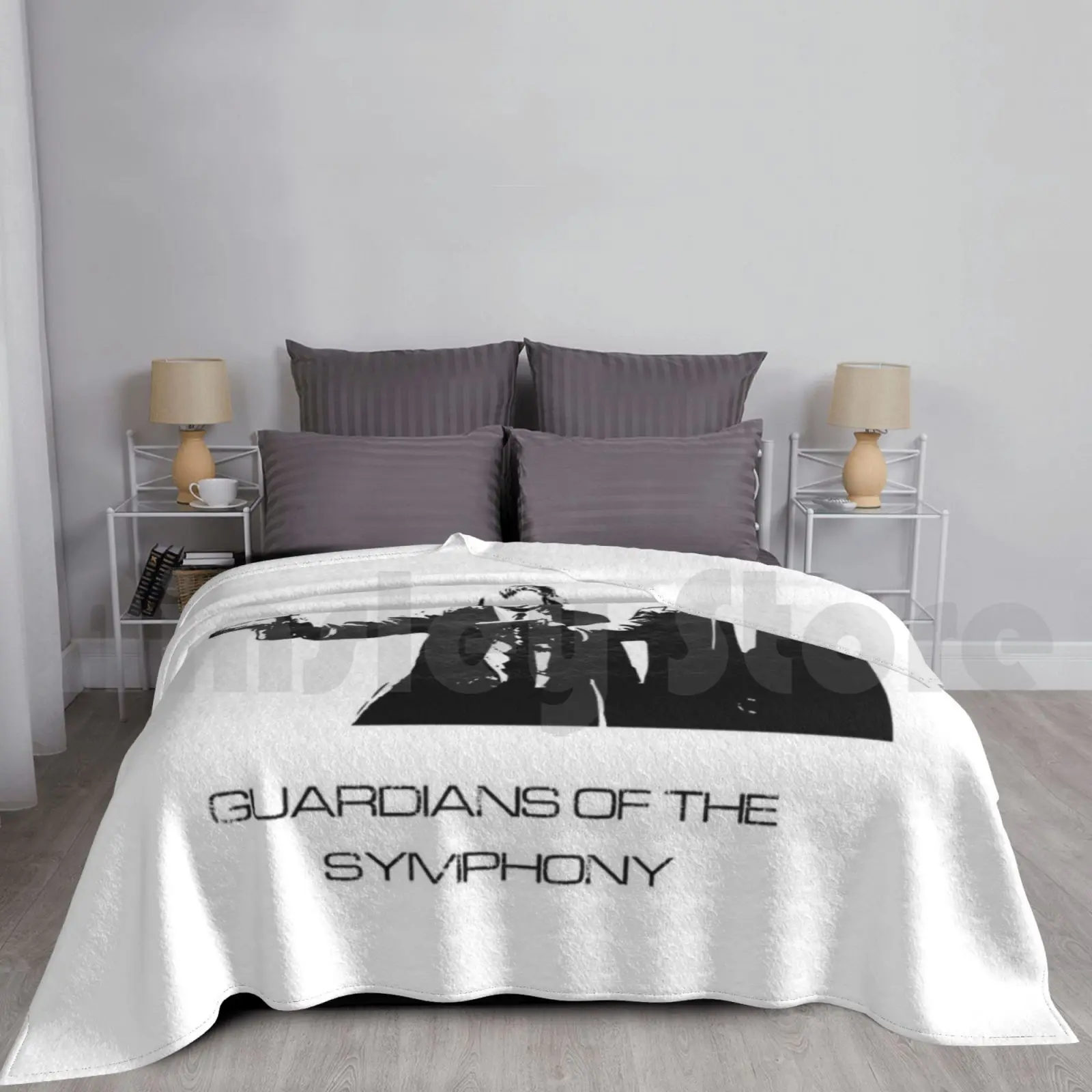 Brahms & Beethoven Guardians Of The Symphony Blanket Fashion Custom Brahms Beethoven Mozart Chopin