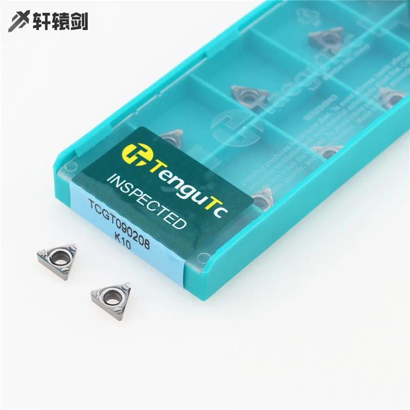 10 шт. TCGT16T302 TCGT16T304 TCGT16T308 TCGT090202 TCGT090204 TCGT110202 TCGT110204 K10 алюминиевый режущий диск с ЧПУ