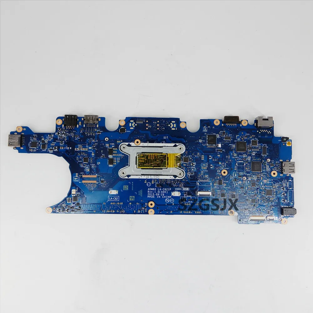 FOR  DELL Latitude 5270 E5270  Laptop  Motherboard ADM60 LA-C621P, I3 I5 I7 CPU 6FYD8 9FGFD T78NH  100% tested