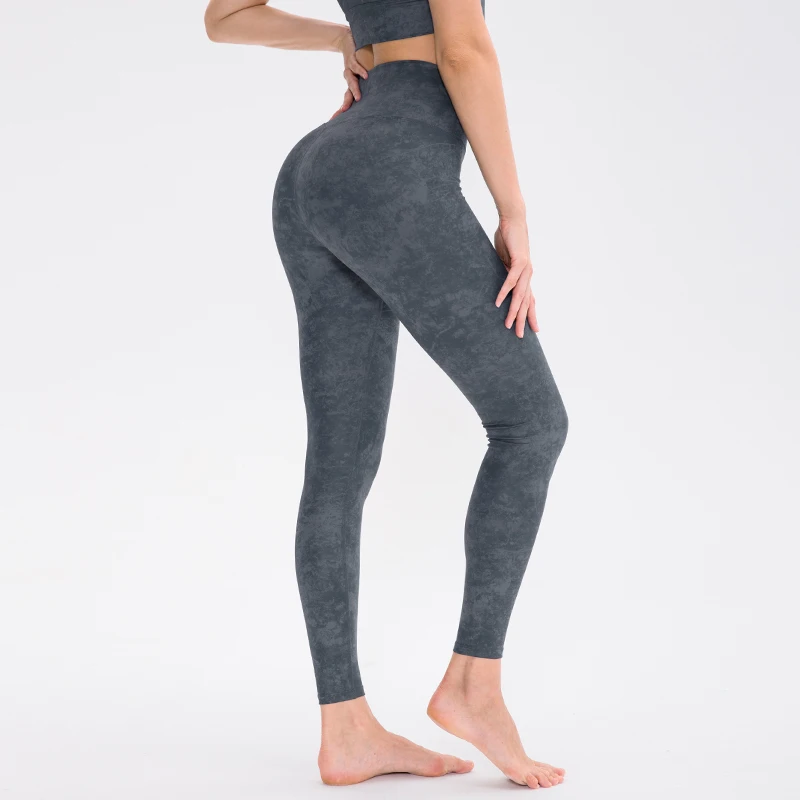 Pantaloni da Yoga con stampa da donna Leggings sportivi senza cuciture per Fitness Run Push Up Scrunch Bum Leggings Energy Gym Yoga abbigliamento a