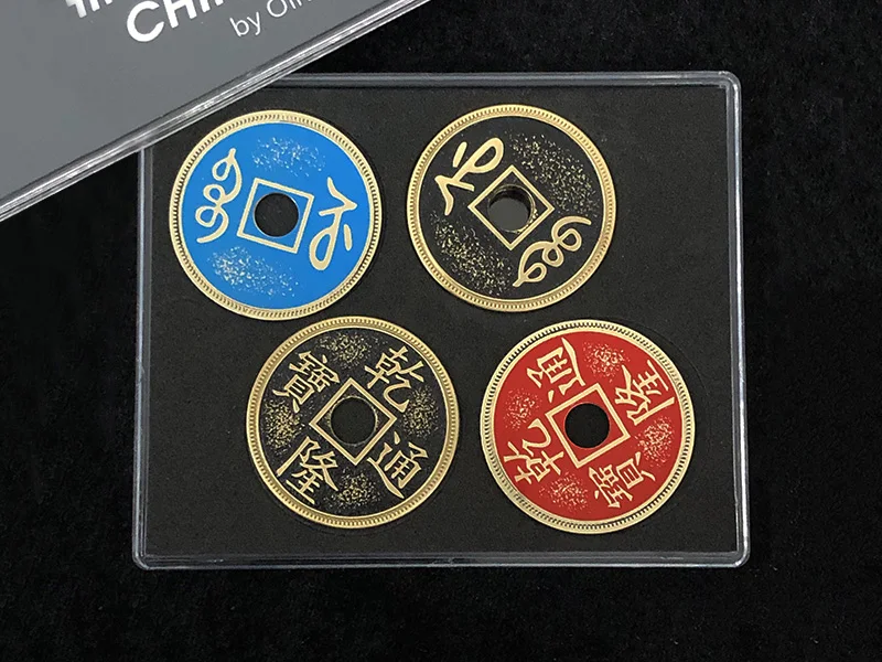 

Phantom of Chinese Coins 2.0 by Oliver Magic Tricks Coins Appear Color Change Magia Magician Close Up Illusion Gimmick Mentalism