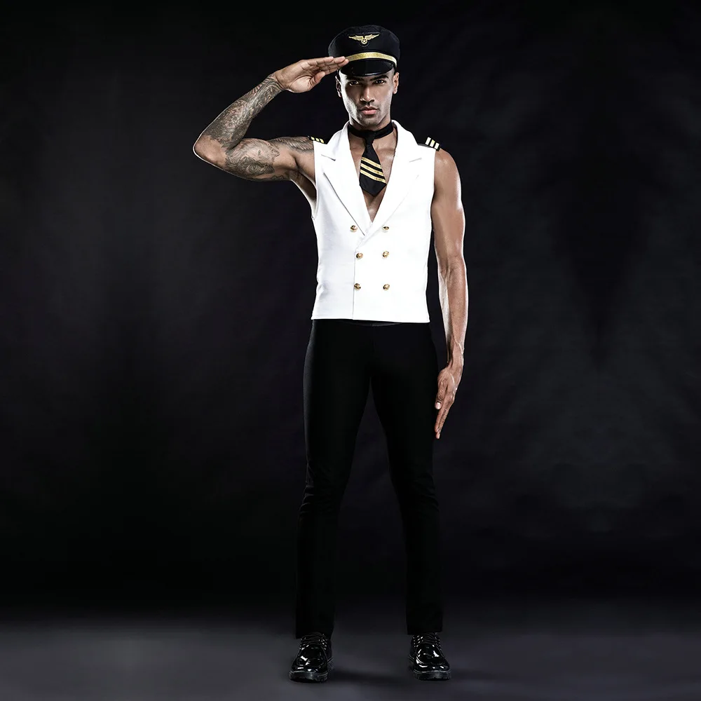 New Arrival Hot Man Exotic Costume Police Uniform
