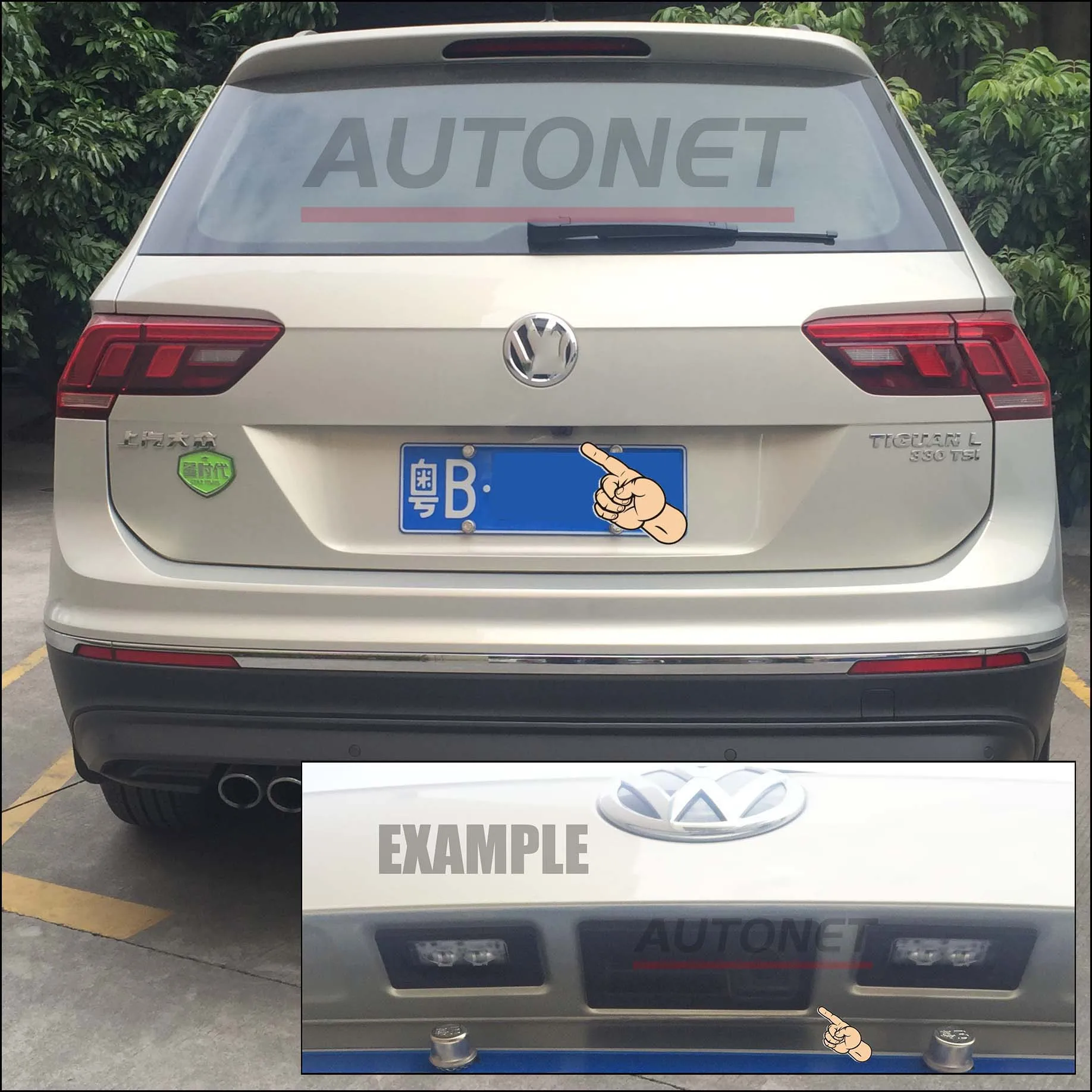JIAYITIAN Rear View Camera For VW Tiguan allspace AD1 Tiguan Sport 2016 2017 2018 2019 2020 Backup Parking Trunk Handle Camera