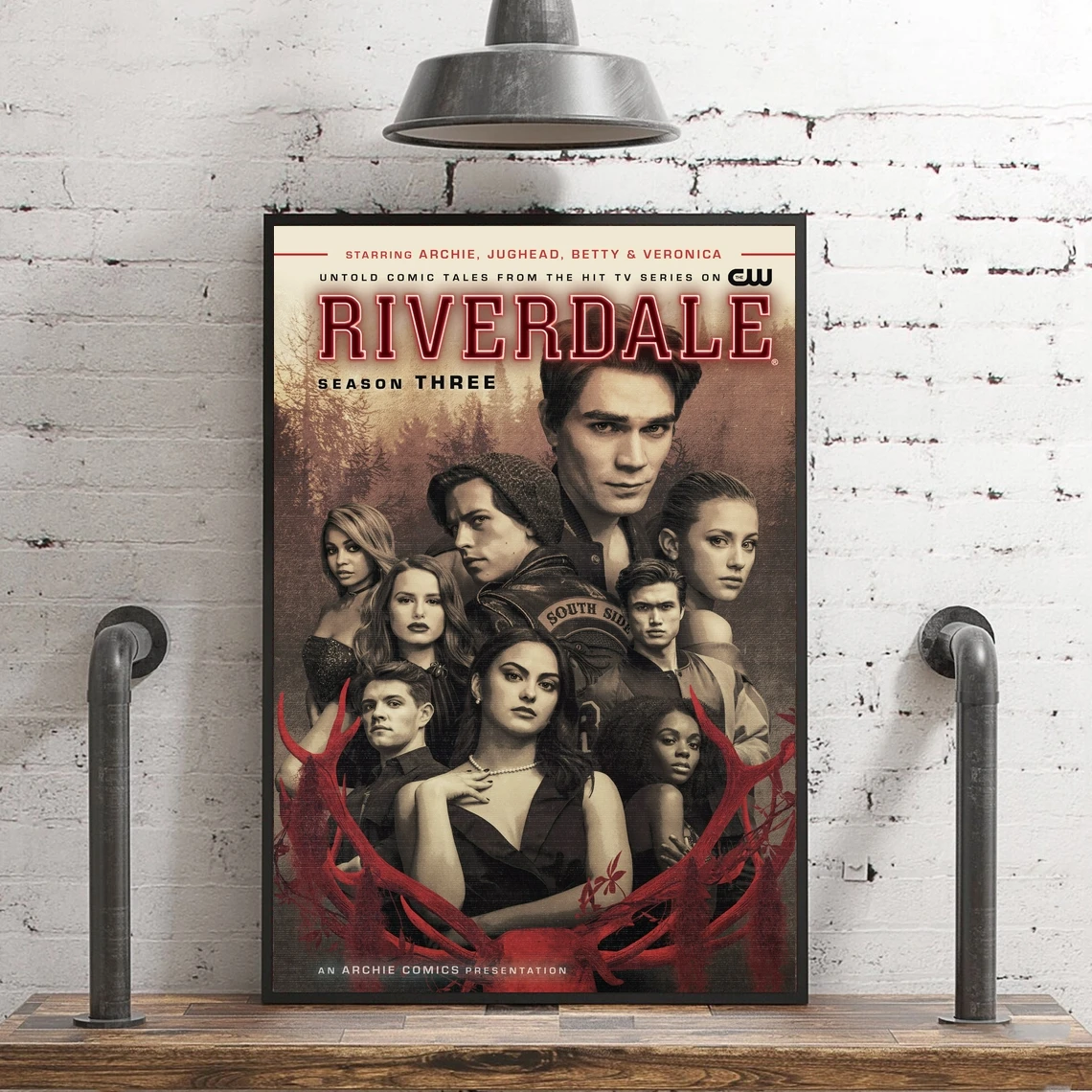 Riverdale Season 3 Book Poster Canvas Print Modern Home Wall Painting Decoration (No Frame)