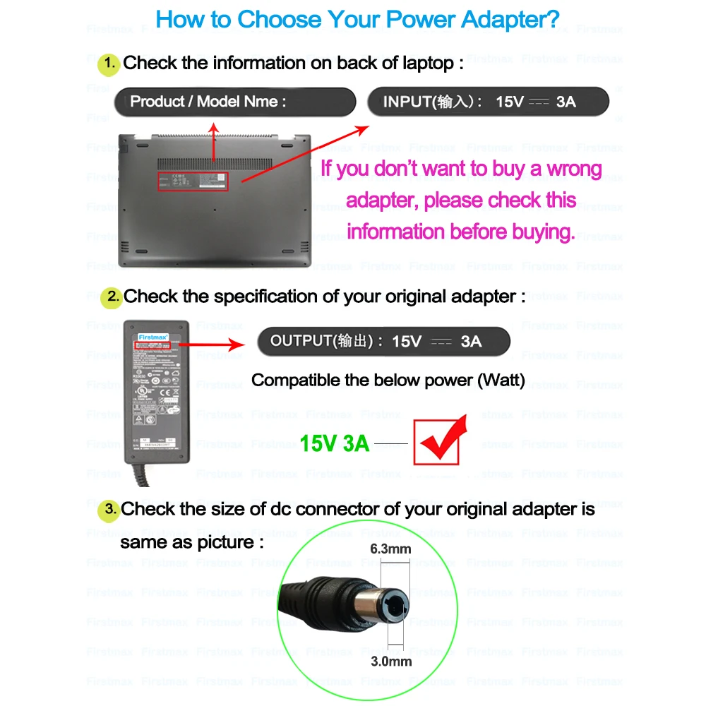 Cargador de ordenador portátil de 15V, 4A, 60W, adaptador de corriente CA PA3153U-1ACA para Toshiba Portege R150, R200, R400, Tablet PC R500, R501, R502, R505, R600