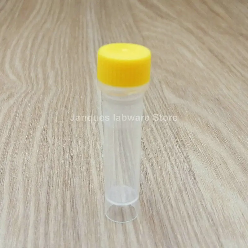 500pcs Laboratory 1.5ml Plastic freezer tube, cryovial with silicone gasket,Lab Frozen storage tube subpackage vial