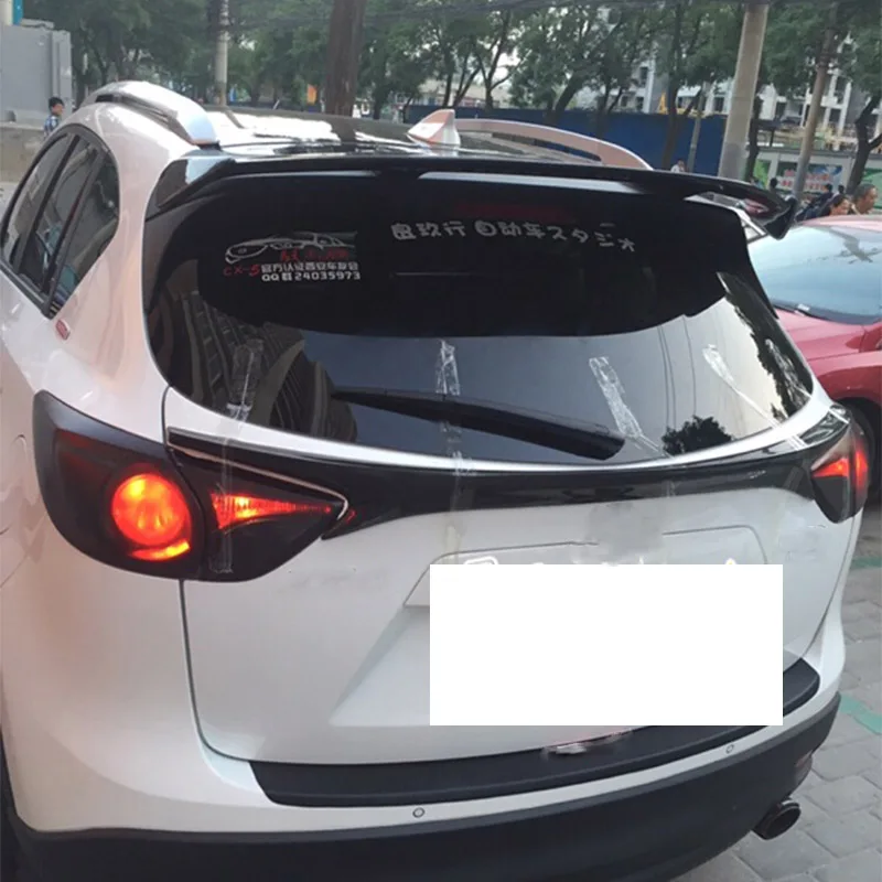 Carbon Fiber Rear Wing Trunk Boot Spoiler for Mazda CX-5 CX5 2012~2015