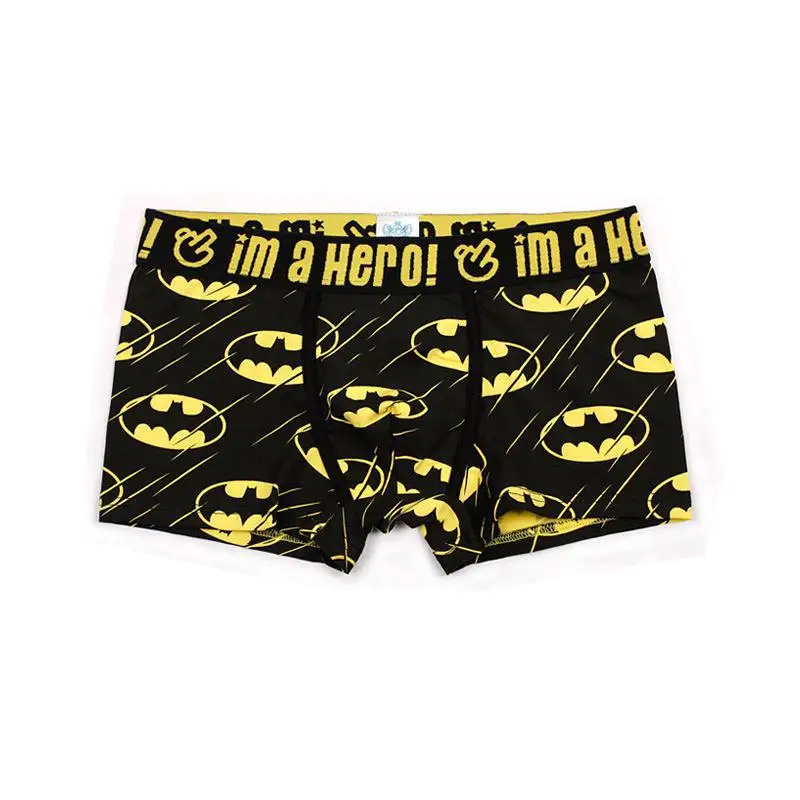 PINK HERO Brand Men & Women New Boxers Cartoon Printed Men\'s Boxer Shorts Underwear Men Shorts Cuecas Couple Lovers Underwear