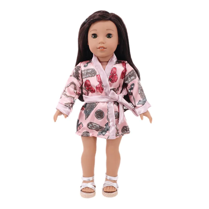 Doll Bath Towel Pajamas Suspender Suit Blanket Fit 18 Inch American&43Cm Baby New Born Doll Reborn Our Generation Girl`s Toy DIY