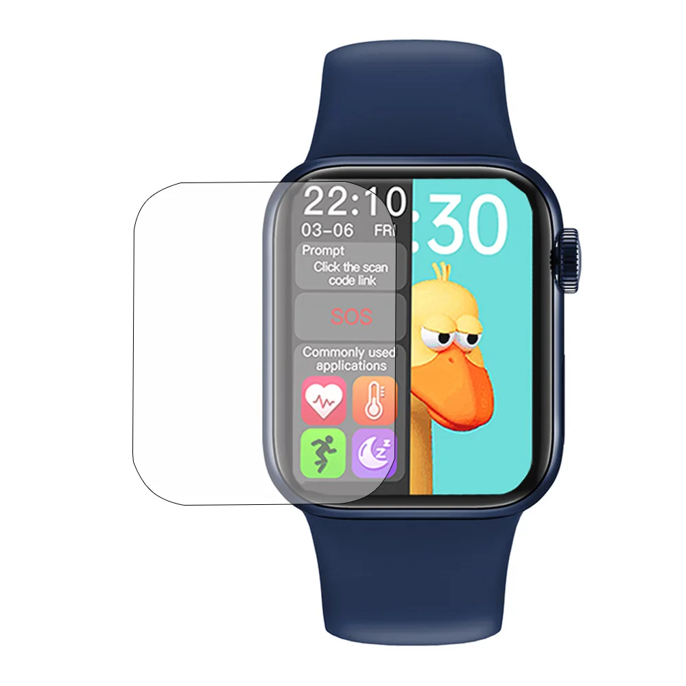 5pc TPU Soft Smartwatch Protective Film Full Cover For LYKRY/LONGET/EnohpLX HW12 HW16 Smart Watch 40mm 44mm LCD Screen Protector